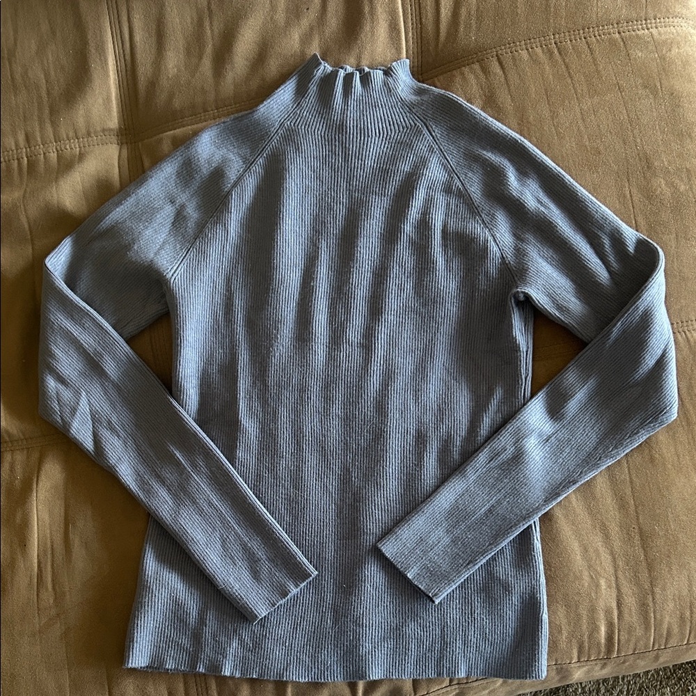 Eddie Bauer Women's Cowl Neck Sweater - Light Blue